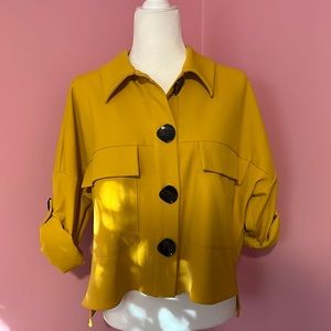 Zara yellow top